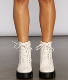 Glamour Rebel Faux Leather Lug Booties are chic ladies' shoes to complete your best 2023 outfits. They come in a variety of trendy women's shoe styles like platforms and dressy low-heels, & are available in wide widths for better comfort.