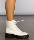 Glamour Rebel Faux Leather Lug Booties are chic ladies' shoes to complete your best 2023 outfits. They come in a variety of trendy women's shoe styles like platforms and dressy low-heels, & are available in wide widths for better comfort.