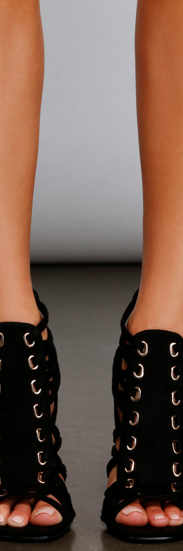 Edgy Chic Lace Up Block Heel Booties are chic ladies' shoes to complete your best 2023 outfits. They come in a variety of trendy women's shoe styles like platforms and dressy low-heels, & are available in wide widths for better comfort.