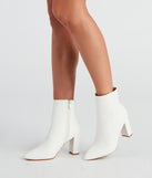 Back To Basics Faux Leather Ankle Booties are chic ladies' shoes to complete your best 2023 outfits. They come in a variety of trendy women's shoe styles like platforms and dressy low-heels, & are available in wide widths for better comfort.