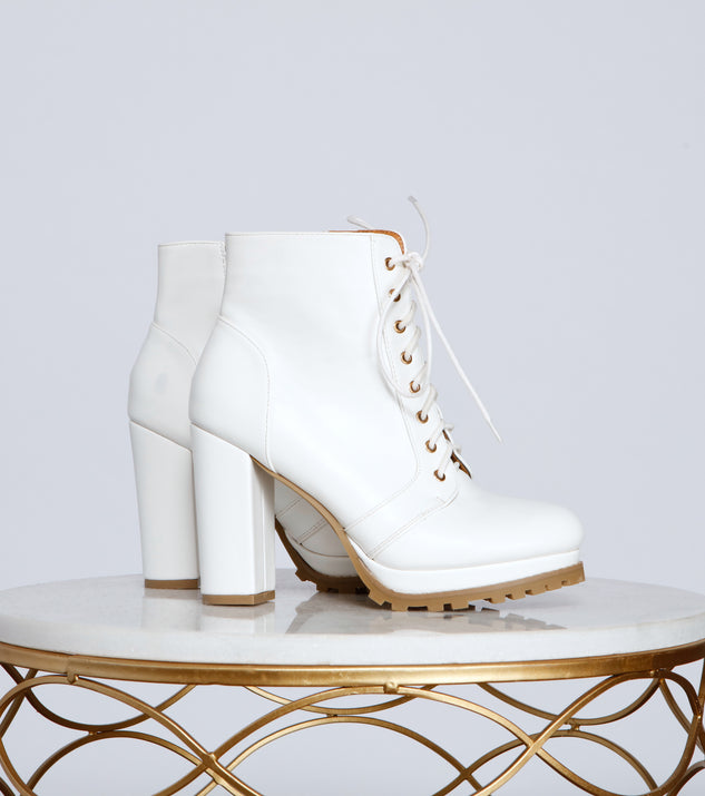 Elevated And Trendy Lace-Up Booties are chic ladies' shoes to complete your best 2023 outfits. They come in a variety of trendy women's shoe styles like platforms and dressy low-heels, & are available in wide widths for better comfort.