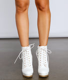 Elevated And Trendy Lace-Up Booties are chic ladies' shoes to complete your best 2023 outfits. They come in a variety of trendy women's shoe styles like platforms and dressy low-heels, & are available in wide widths for better comfort.