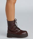 Edgy Glamour Platform Lace-Up Boots are chic ladies' shoes to complete your best 2023 outfits. They come in a variety of trendy women's shoe styles like platforms and dressy low-heels, & are available in wide widths for better comfort.