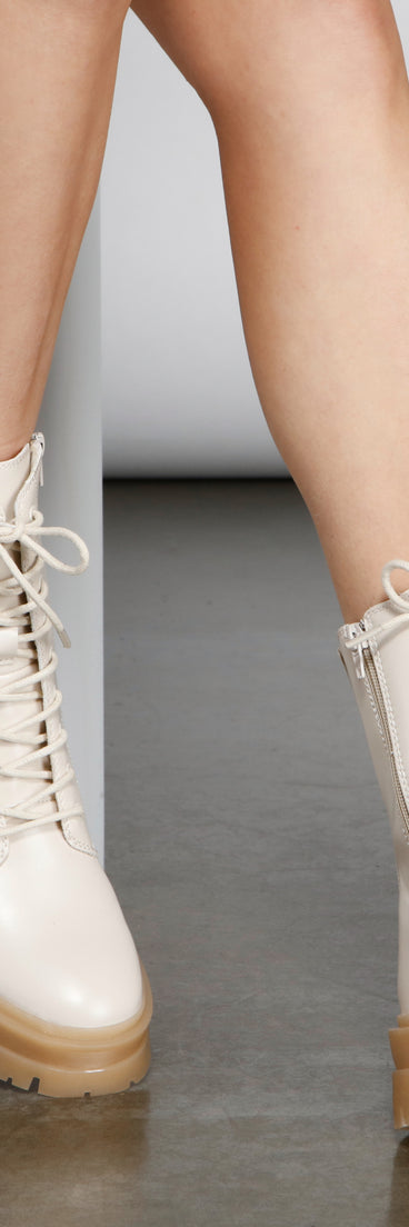 Stepping On The Edge Lug Booties are chic ladies' shoes to complete your best 2023 outfits. They come in a variety of trendy women's shoe styles like platforms and dressy low-heels, & are available in wide widths for better comfort.