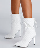 Fashion Puff Quilted Stiletto Booties are chic ladies' shoes to complete your best 2023 outfits. They come in a variety of trendy women's shoe styles like platforms and dressy low-heels, & are available in wide widths for better comfort.