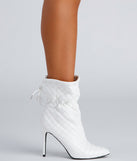 Fashion Puff Quilted Stiletto Booties are chic ladies' shoes to complete your best 2023 outfits. They come in a variety of trendy women's shoe styles like platforms and dressy low-heels, & are available in wide widths for better comfort.