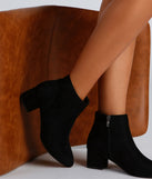 Simple Chic Block Heel Booties is a trendy pick to create 2023 concert outfits, festival dresses, outfits for raves, or to complete your best party outfits or clubwear!