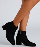 Simple Chic Block Heel Booties is a trendy pick to create 2023 concert outfits, festival dresses, outfits for raves, or to complete your best party outfits or clubwear!