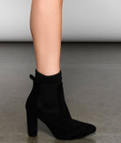 Fab Steps Pointed Toe Sock Booties are chic ladies' shoes to complete your best 2023 outfits. They come in a variety of trendy women's shoe styles like platforms and dressy low-heels, & are available in wide widths for better comfort.