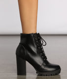 Edgy Glam Lace-Up Booties are chic ladies' shoes to complete your best 2023 outfits. They come in a variety of trendy women's shoe styles like platforms and dressy low-heels, & are available in wide widths for better comfort.