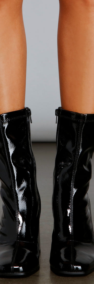 Daring Diva Faux Leather Booties are chic ladies' shoes to complete your best 2023 outfits. They come in a variety of trendy women's shoe styles like platforms and dressy low-heels, & are available in wide widths for better comfort.