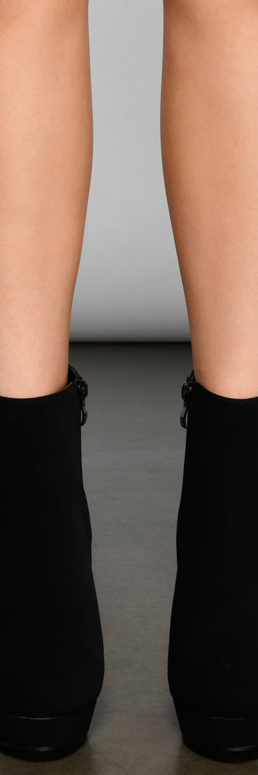 Major Trendsetter Faux Nubuck Booties are chic ladies' shoes to complete your best 2023 outfits. They come in a variety of trendy women's shoe styles like platforms and dressy low-heels, & are available in wide widths for better comfort.