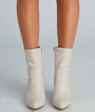 Strut Worthy Faux Leather Booties are chic ladies' shoes to complete your best 2023 outfits. They come in a variety of trendy women's shoe styles like platforms and dressy low-heels, & are available in wide widths for better comfort.