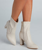 Strut Worthy Faux Leather Booties are chic ladies' shoes to complete your best 2023 outfits. They come in a variety of trendy women's shoe styles like platforms and dressy low-heels, & are available in wide widths for better comfort.