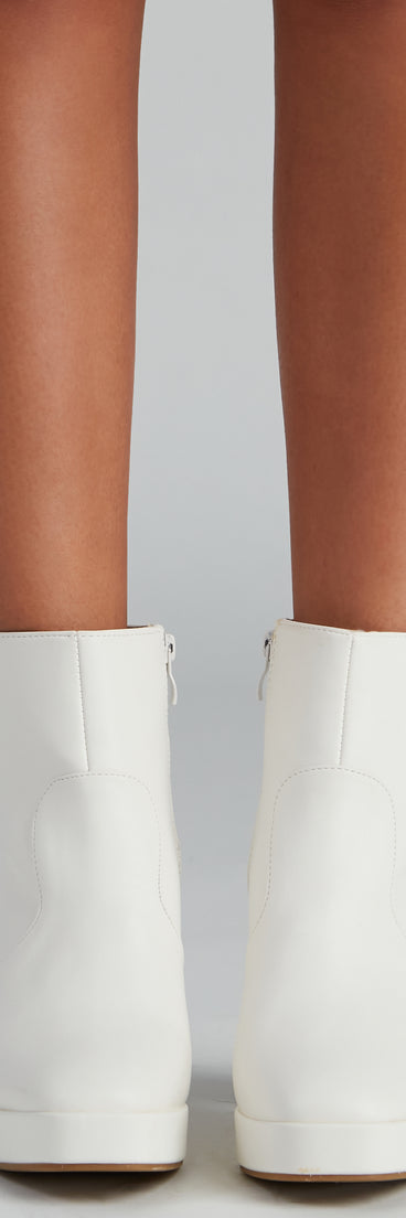 Feelin' Retro Platform Booties are chic ladies' shoes to complete your best 2023 outfits. They come in a variety of trendy women's shoe styles like platforms and dressy low-heels, & are available in wide widths for better comfort.