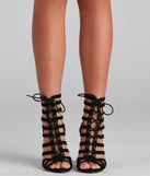 Strapped In Nubuck Lace-Up Booties is a trendy pick to create 2023 concert outfits, festival dresses, outfits for raves, or to complete your best party outfits or clubwear!