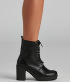 Walk On By Lug Combat Booties is a trendy pick to create 2023 concert outfits, festival dresses, outfits for raves, or to complete your best party outfits or clubwear!
