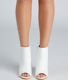 Take A Peep Block Heel Booties are chic ladies' shoes to complete your best 2023 outfits. They come in a variety of trendy women's shoe styles like platforms and dressy low-heels, & are available in wide widths for better comfort.