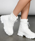 Trendy Vibes Lace-Up Sock Booties is a trendy pick to create 2023 concert outfits, festival dresses, outfits for raves, or to complete your best party outfits or clubwear!