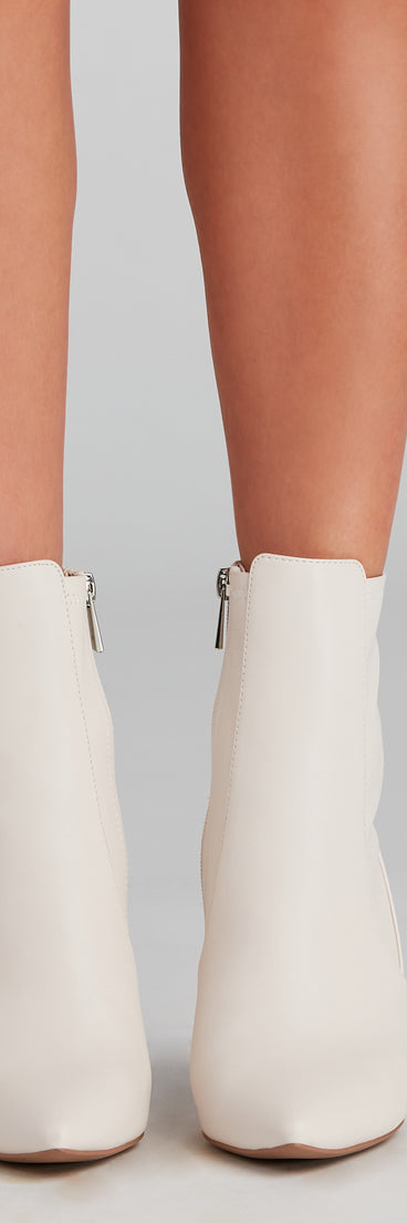 Fashion Point Block Heel Booties are chic ladies' shoes to complete your best 2023 outfits. They come in a variety of trendy women's shoe styles like platforms and dressy low-heels, & are available in wide widths for better comfort.