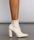 Fashion Point Block Heel Booties is a trendy pick to create 2023 concert outfits, festival dresses, outfits for raves, or to complete your best party outfits or clubwear!
