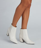 On Point Faux Leather Booties are chic ladies' shoes to complete your best 2023 outfits. They come in a variety of trendy women's shoe styles like platforms and dressy low-heels, & are available in wide widths for better comfort.