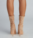 Fashion Forward Faux Suede Stiletto Boots are chic ladies' shoes to complete your best 2023 outfits. They come in a variety of trendy women's shoe styles like platforms and dressy low-heels, & are available in wide widths for better comfort.