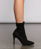 Smooth Criminal Stiletto Sock Booties are chic ladies' shoes to complete your best 2023 outfits. They come in a variety of trendy women's shoe styles like platforms and dressy low-heels, & are available in wide widths for better comfort.