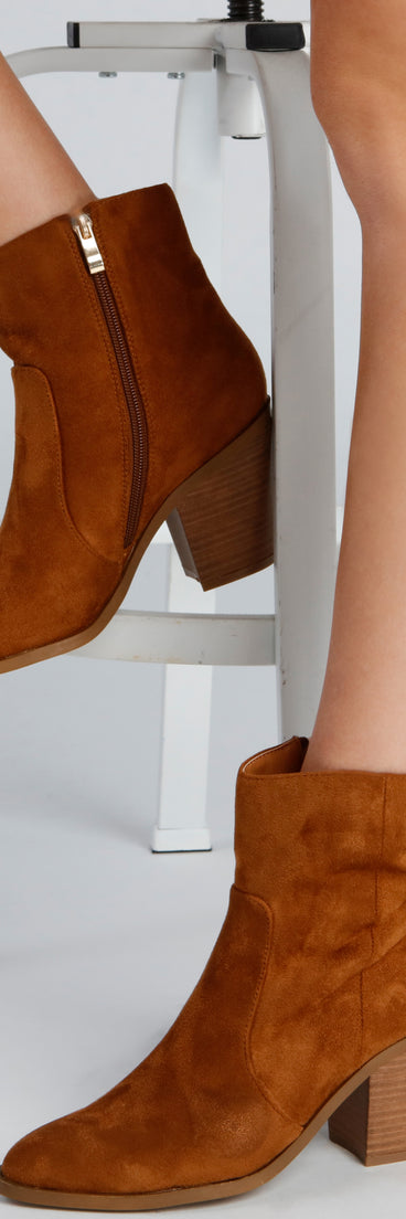 Short Stack Pointed Toe Booties are chic ladies' shoes to complete your best 2023 outfits. They come in a variety of trendy women's shoe styles like platforms and dressy low-heels, & are available in wide widths for better comfort.