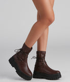 Stylish Command Lug Sole Combat Boots are chic ladies' shoes to complete your best 2023 outfits. They come in a variety of trendy women's shoe styles like platforms and dressy low-heels, & are available in wide widths for better comfort.