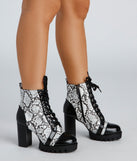 Sassy Steps Snake Print Booties is a trendy pick to create 2023 concert outfits, festival dresses, outfits for raves, or to complete your best party outfits or clubwear!