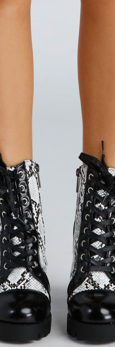 Sassy Steps Snake Print Booties are chic ladies' shoes to complete your best 2023 outfits. They come in a variety of trendy women's shoe styles like platforms and dressy low-heels, & are available in wide widths for better comfort.