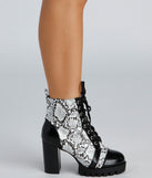 Sassy Steps Snake Print Booties is a trendy pick to create 2023 concert outfits, festival dresses, outfits for raves, or to complete your best party outfits or clubwear!