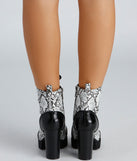 Sassy Steps Snake Print Booties are chic ladies' shoes to complete your best 2023 outfits. They come in a variety of trendy women's shoe styles like platforms and dressy low-heels, & are available in wide widths for better comfort.