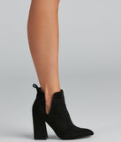Brisk Steps Faux Suede Cutout Booties are chic ladies' shoes to complete your best 2023 outfits. They come in a variety of trendy women's shoe styles like platforms and dressy low-heels, & are available in wide widths for better comfort.
