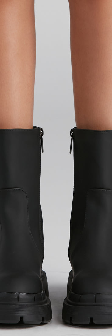 She's Trendy Lug Sole Boots are chic ladies' shoes to complete your best 2023 outfits. They come in a variety of trendy women's shoe styles like platforms and dressy low-heels, & are available in wide widths for better comfort.