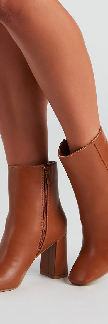 Fall Back On Block Heel Booties are chic ladies' shoes to complete your best 2023 outfits. They come in a variety of trendy women's shoe styles like platforms and dressy low-heels, & are available in wide widths for better comfort.