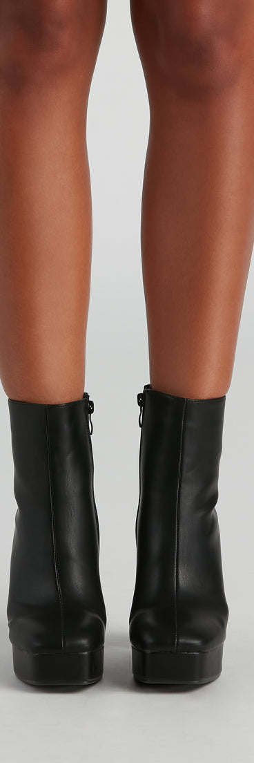 Made For The Drama Platform Booties is a trendy pick to create 2023 concert outfits, festival dresses, outfits for raves, or to complete your best party outfits or clubwear!