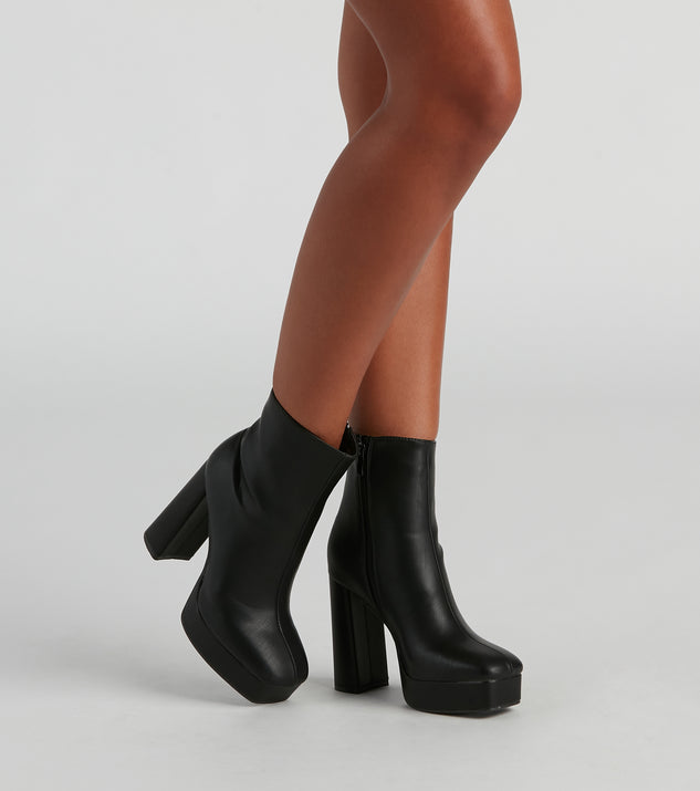 Made For The Drama Platform Booties are chic ladies' shoes to complete your best 2023 outfits. They come in a variety of trendy women's shoe styles like platforms and dressy low-heels, & are available in wide widths for better comfort.