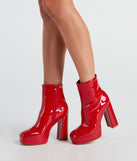 Gloss Move Patent Platform Booties are chic ladies' shoes to complete your best 2023 outfits. They come in a variety of trendy women's shoe styles like platforms and dressy low-heels, & are available in wide widths for better comfort.