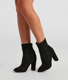Sparkle Society Rhinestone Booties are chic ladies' shoes to complete your best 2023 outfits. They come in a variety of trendy women's shoe styles like platforms and dressy low-heels, & are available in wide widths for better comfort.