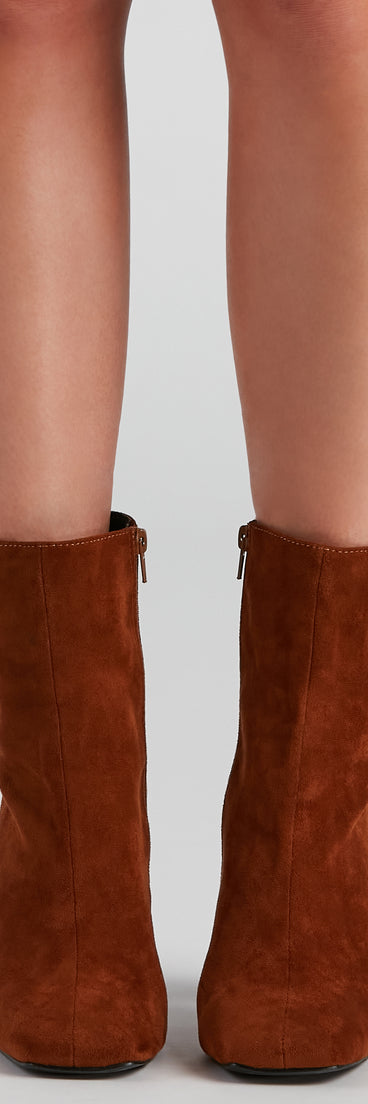 Fall For Faux Suede Booties are chic ladies' shoes to complete your best 2023 outfits. They come in a variety of trendy women's shoe styles like platforms and dressy low-heels, & are available in wide widths for better comfort.