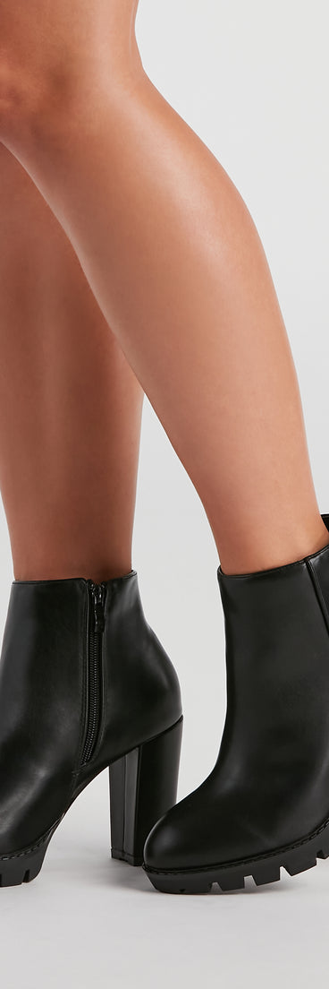 First Sight Lug Block Heel Booties are chic ladies' shoes to complete your best 2023 outfits. They come in a variety of trendy women's shoe styles like platforms and dressy low-heels, & are available in wide widths for better comfort.