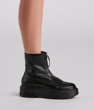 Add Some Edge Zip-Up Platform Booties is a trendy pick to create 2023 concert outfits, festival dresses, outfits for raves, or to complete your best party outfits or clubwear!