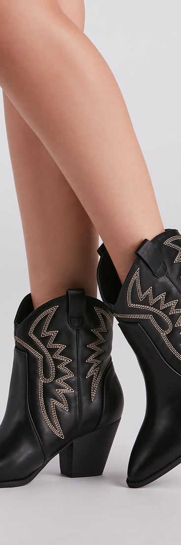 Country Style Cowboy Booties is a trendy pick to create 2023 concert outfits, festival dresses, outfits for raves, or to complete your best party outfits or clubwear!