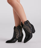 Country Style Cowboy Booties is a trendy pick to create 2023 concert outfits, festival dresses, outfits for raves, or to complete your best party outfits or clubwear!