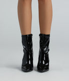 Made Ya Look Patent Block Heel Booties