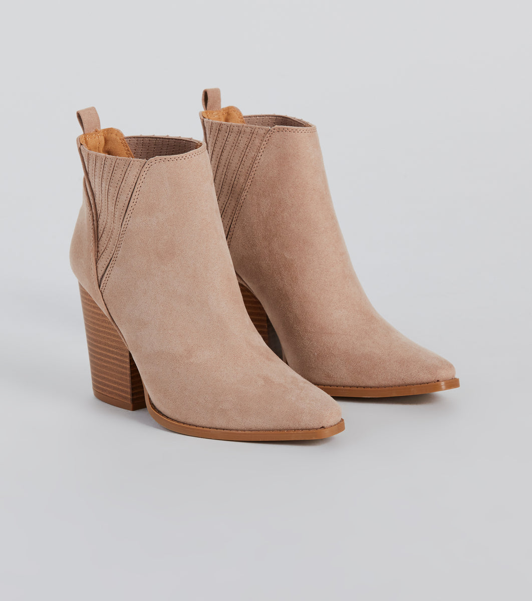 Cute Stand Off Western Block Heel Booties & Windsor