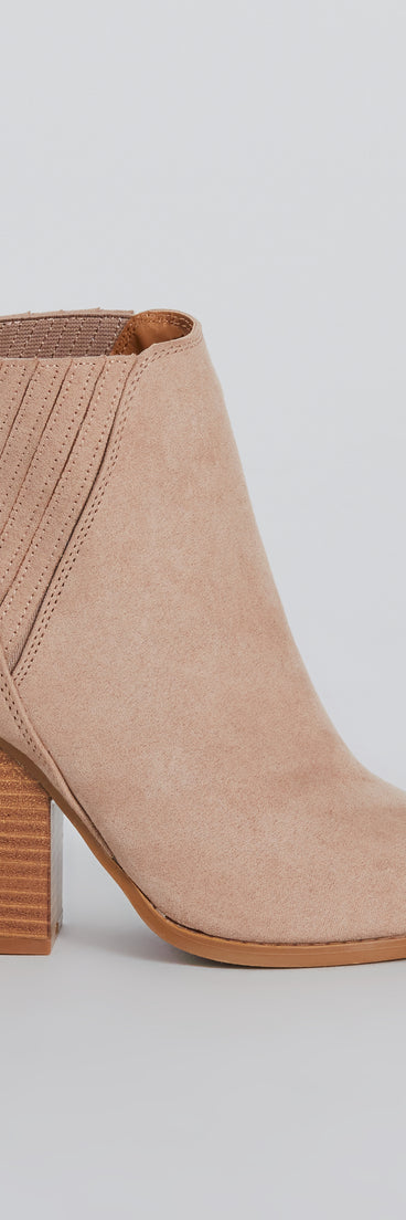 Cute Stand Off Western Block Heel Booties