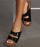 Totally Grounded Two-Strap Sandal